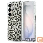 Другие товары Guess  Guess IML Leopard Print Triangle MagSafe Case for Samsung Galaxy S26 - Black 