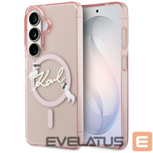 Другие товары Karl Lagerfeld  Karl Lagerfeld IML KC Script MagSafe Case for Samsung Galaxy S26 - Pink 