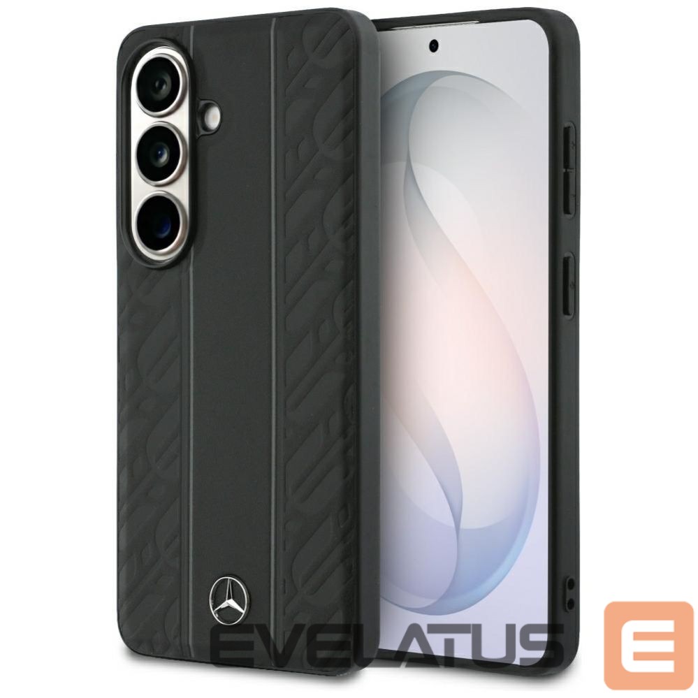 Другие товары Mercedes-Benz Mercedes Laurel Leaves Vertical Stripes MagSafe Case for Samsung Galaxy S26 - Black