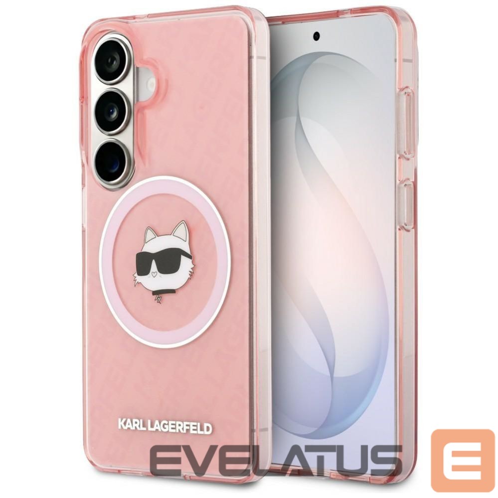 Другие товары Karl Lagerfeld Karl Lagerfeld IML Repeated Choupette MagSafe Case for Samsung Galaxy S26 - Pink