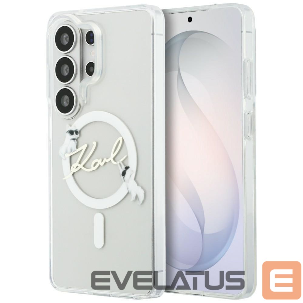 Другие товары Karl Lagerfeld Karl Lagerfeld IML KC Script MagSafe Case for Samsung Galaxy S26 Ultra - Transparent