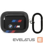 Чехол на заднюю панель BMW  BMW BMAP222SOTK AirPods Pro 2 gen cover black/black Tricolor Stripes 