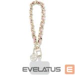 Чехол на заднюю панель Guess  Guess GUOUCHSAMC4P Universal Hand Strap case - pink Saffiano Chain 4G Charm 