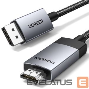 Другой аксессуар для телефона Ugreen  Ugreen DP119 15774 DisplayPort / HDMI 4K 60Hz cable 2m - gray 