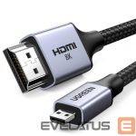 Кабель Ugreen  Ugreen HD164 15516 micro HDMI / HDMI 2.1 8K cable 1m - gray 