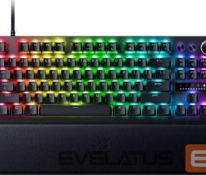 Компьютерная клавиатура Razer  Klaviatūra Razer Huntsman V3 Pro Tenkeyless Black 