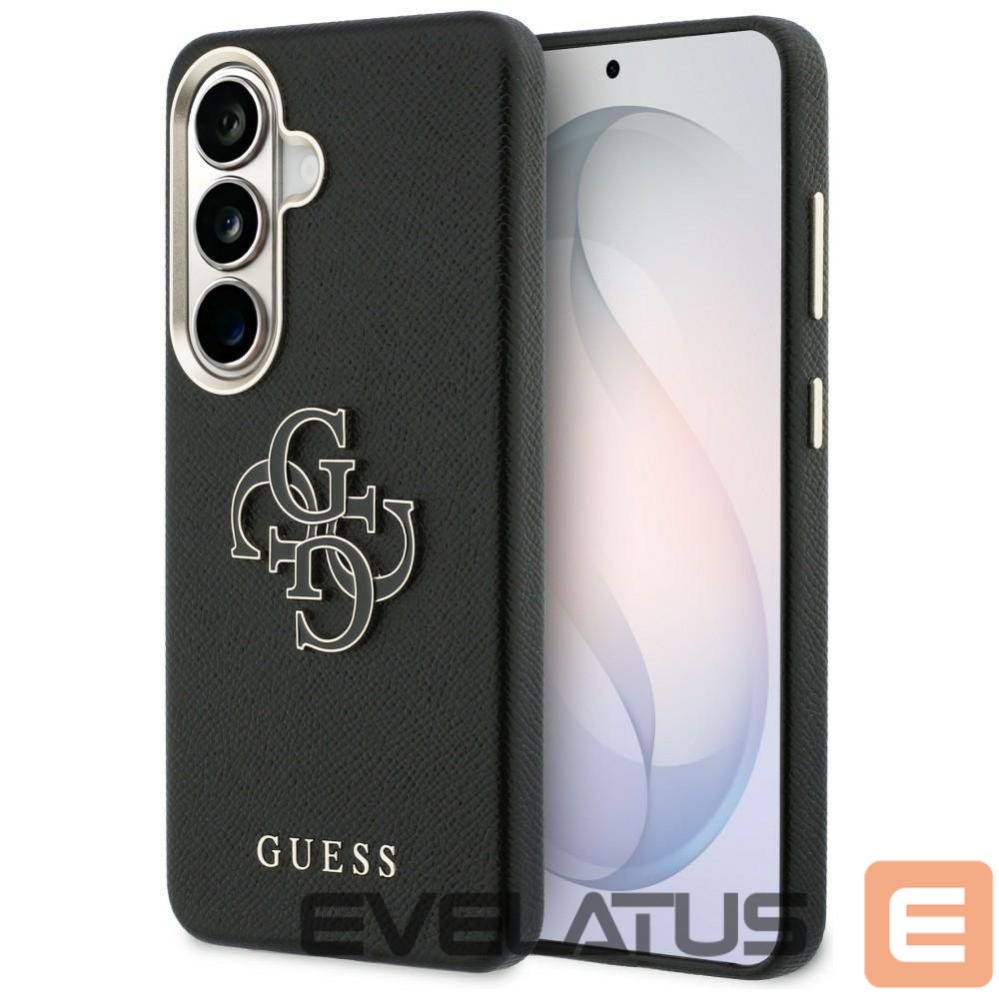 Защитное стекло Guess - GUESS case for SAMSUNG S26 GUHCS26S5PS4RGGK (Grained Big 4G Metal Logo) black