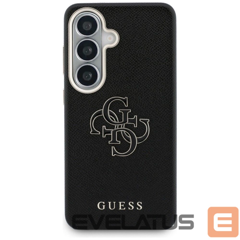 Защитное стекло Guess - GUESS case for SAMSUNG S26 GUHCS26S5PS4RGGK (Grained Big 4G Metal Logo) black