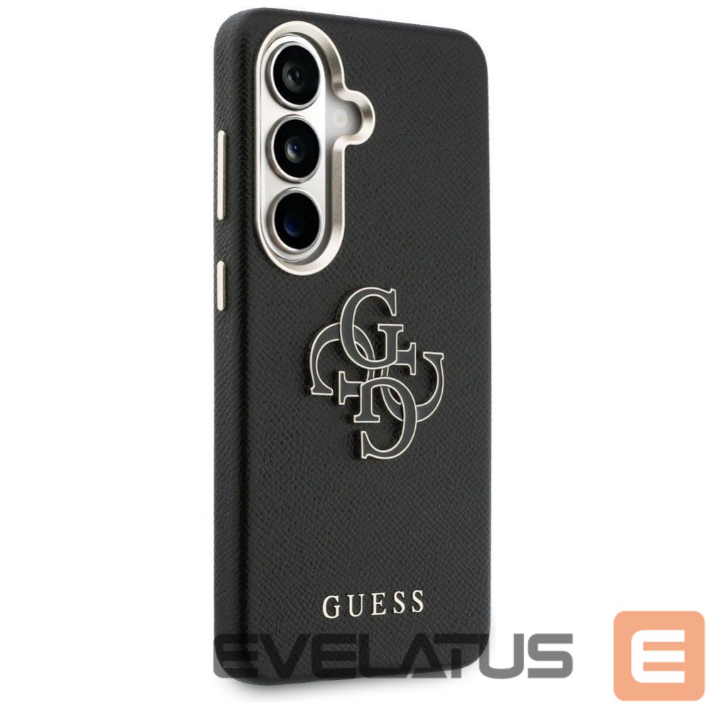 Защитное стекло Guess - GUESS case for SAMSUNG S26 GUHCS26S5PS4RGGK (Grained Big 4G Metal Logo) black