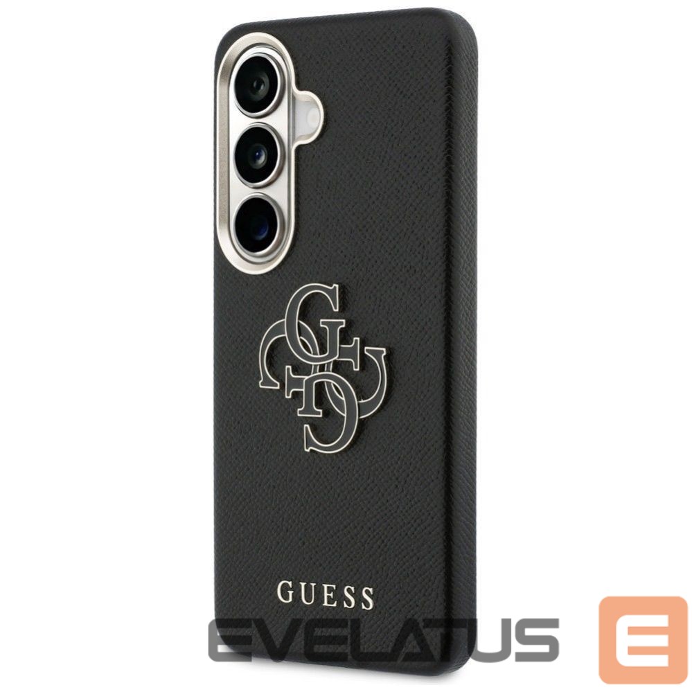 Защитное стекло Guess - GUESS case for SAMSUNG S26 GUHCS26S5PS4RGGK (Grained Big 4G Metal Logo) black