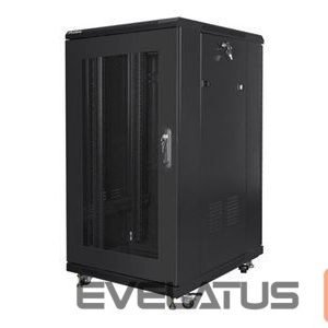 Другие товары Lanberg  | Rack cabinet 19" free-standing 22U/600x800 (flat pack) with mesh door | FF01-6822-23B | Black 
