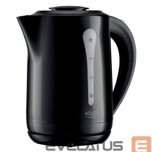 Чайник Adler  Kettle | AD 1244 | Electric | 1850 W | 2.5 L | Plastic | 360° rotational base | Black 