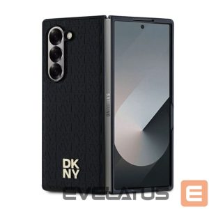 Чехол на заднюю панель DKNY - DKNY PU Leather Repeat Pattern Stack Logo MagSafe Case for Samsung Galaxy Z Fold 6 Black 