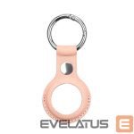 Аксессуар для умной метки iLike  AirTag PU Leather Key Ring Keychain Case Pink