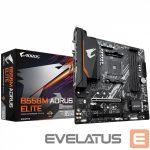 Материнская плата для процессоров Intel Gigabyte  B550M AORUS ELITE 1.0 Processor family AMD, Processor socket AM4, DDR4 DIMM, Memory slots 4, Number of SATA connectors 4 x SATA 6Gb/s connectors, Chipset AMD B, Micro ATX 