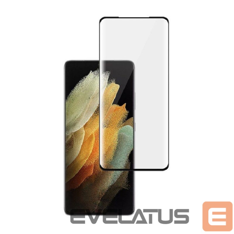 Защитное стекло Evelatus Samsung Galaxy S21 Ultra 3D Full Cover Japan Glue Glass Anti-Static