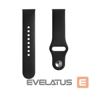Ремешок Evelatus  20mm Silicone Loop Watch Straps (130mm M/L) Black