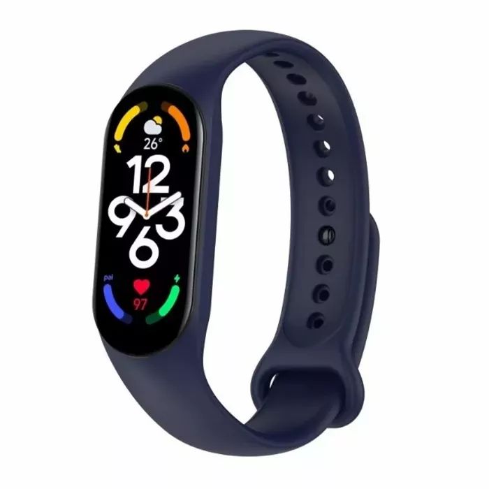 Фитнес браслет iWear SM7 Smart Bracelet 0.96'' TFT - Fitness Tracker IP67 with HR & Blood pressure / Social / Sleep Blue