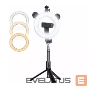 Селфи палка CP  X4 LED 16cm Rechargeable Selfie Lamp with BT Remote & Handle + Floor Stand 20-90cm + Phone Holder 