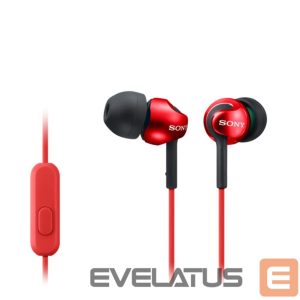 Беспроводные наушники Sony  In-ear Headphones EX series, Red  MDR-EX110AP In-ear, Red 
