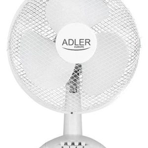 Вентилятор Adler  AD 7304 Desk Fan, Number of speeds 3, 45 W, Oscillation, Diameter 40 cm, White 