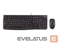Компьютерная клавиатура Logitech  LOGI MK120 corded Desktop black USB(RUS) 