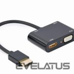 Модули и трансиверы Gembird  I/O ADAPTER HDMI TO HDMI/VGA/A-HDMIM-HDMIFVGAF-01 