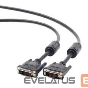 Аксессуар для мониторов Gembird  CABLE DVI DUAL LINK 1.8M/CC-DVI2-BK-6 