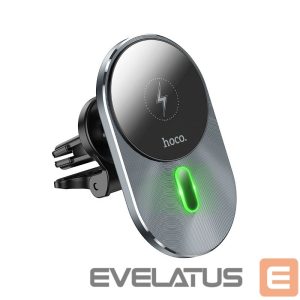 Авто держатель Hoco  CA91 Magic magnetic wireless fast charging car holder Wireless output: 5W/7.5W/10W/15W Grey