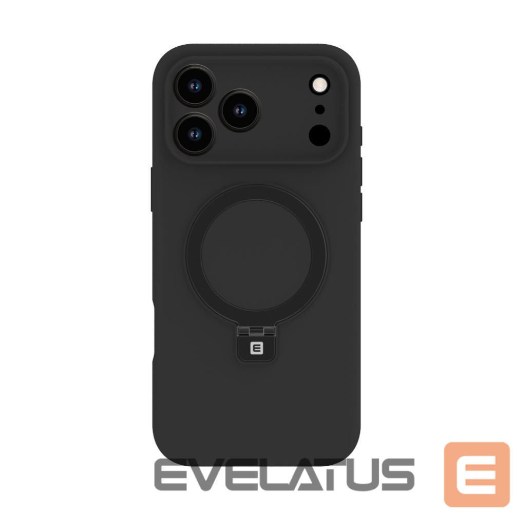 Чехол на заднюю панель Evelatus Apple iPhone 17 Pro Premium MagSafe with Stand Soft Touch Silicone Case Black