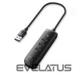 Переходник Ugreen  4-in-1 USB HUB - 4x USB Type A 3.0 PD DC 12V 0.25m black (CM416 10915) Black