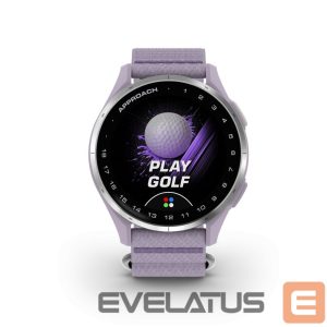 Умные часы Garmin  Approach J1
Silver aluminium bezel with lilac ComfortFit fabric ban 