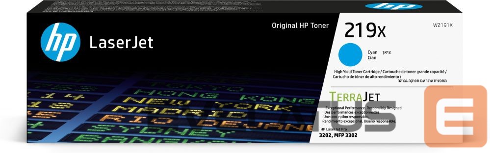 Офисные принадлежности HP HP 219X HY Cyan Org LJ Toner Cartridge