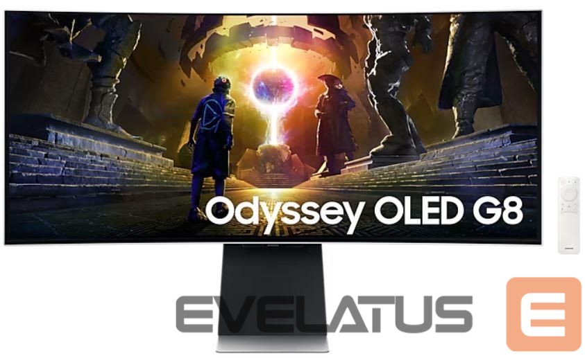 Монитор Samsung Monitor||34"|Gaming/Smart/Curved/21 : 9|Panel OLED|3440x1440|21:9|175Hz|0.03 ms|Speakers|Swivel|Height adjustable|Tilt|LS34DG850SUXDU