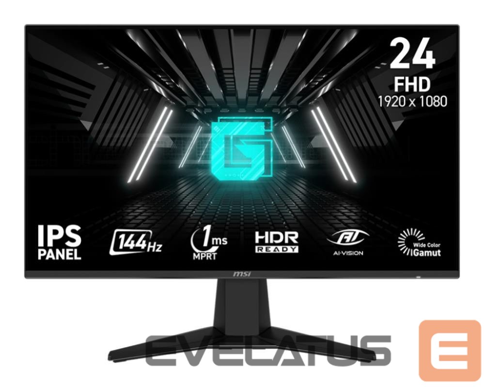 Монитор MSI LCD Monitor||G242L E14|23.8"|Gaming|Tilt|Matte|Panel IPS|1920x1080|16:9|144Hz|1 ms|Colour Black|G242LE14