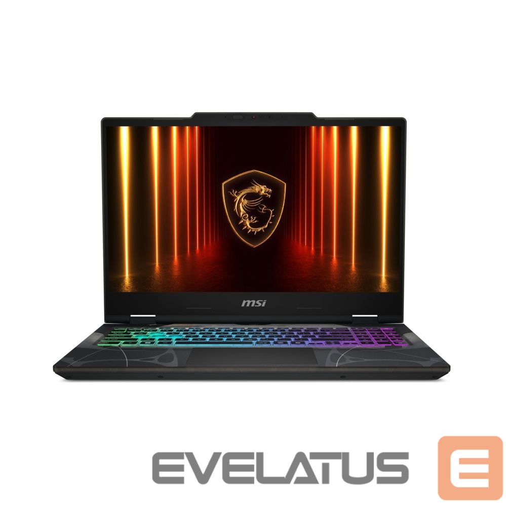 Портативный компьютер MSI Notebook||Cyborg|Cyborg 15 B13WFKG|CPU Intel Core i7|i7-13620H|2400 MHz|15.6"|1920x1080|RAM 16GB|DDR5|5200 MHz|SSD 512GB|NVIDIA GeForce RTX 5060|8GB|ENG|Windows 11 Home|Black|2.1 kg|CYBORG15B13WFKG-804NL