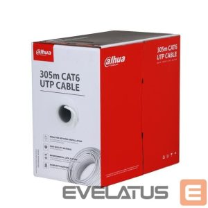 Коммутатор DAHUA  CABLE CAT6 UTP 305M CCA WHITE/PFM922I-6UN-C-WHITE 
