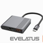 Модули и трансиверы Gembird  I/O ADAPTER USB-C TO HDMI/USB3/3IN1 A-CM-COMBO3-05 
