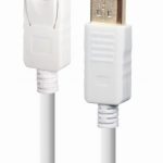 Аксессуар для мониторов Gembird  CABLE DISPLAY PORT 1.8M/WHITE CC-DP2-6-W 