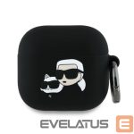 Другие товары Karl Lagerfeld  Karl Lagerfeld Silicone Karl&Chaupette Head 3D Case for AirPods 4 - Black 