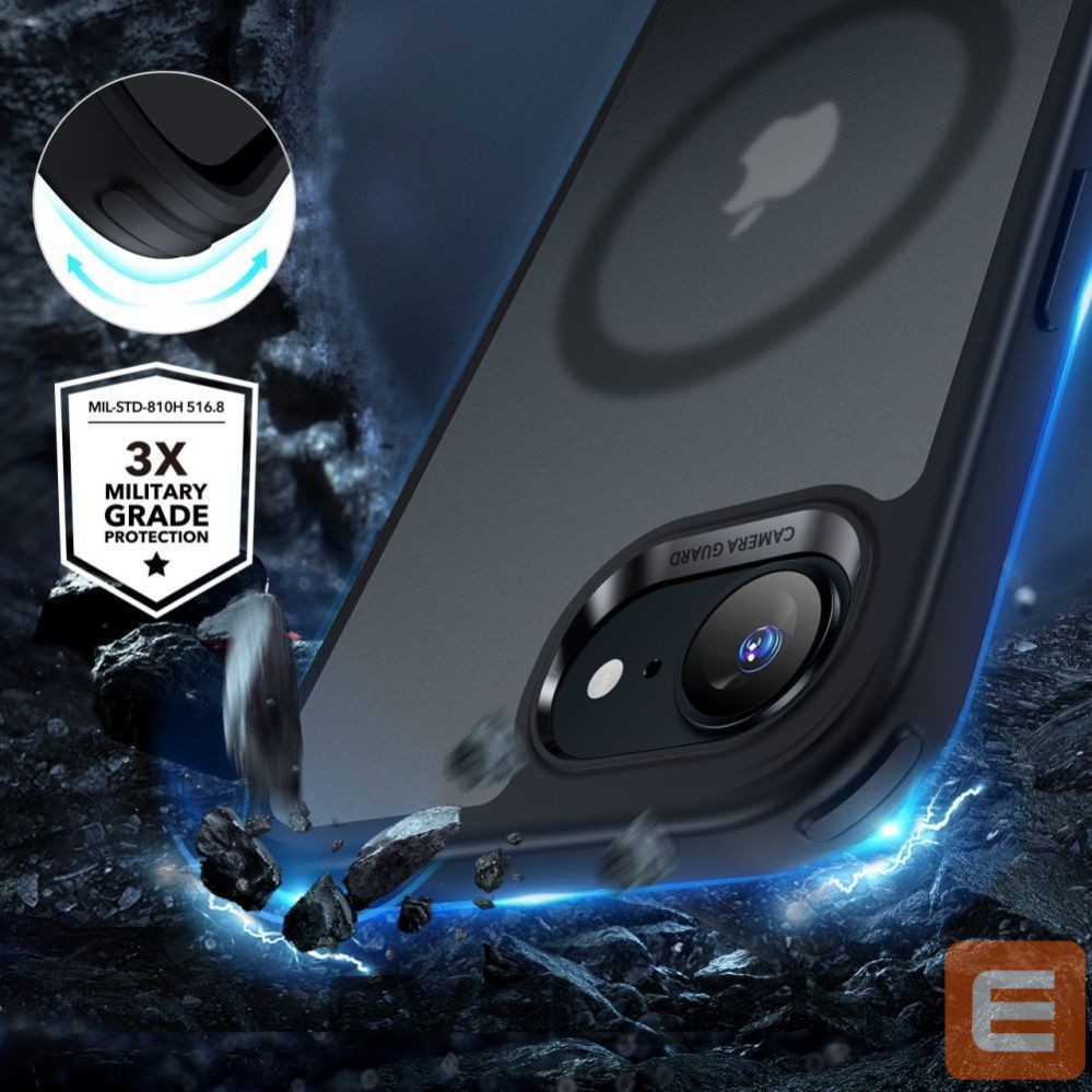 Другие товары ESR ESR Classic Hybrid Halolock MagSafe case for iPhone 16e / 17e - black