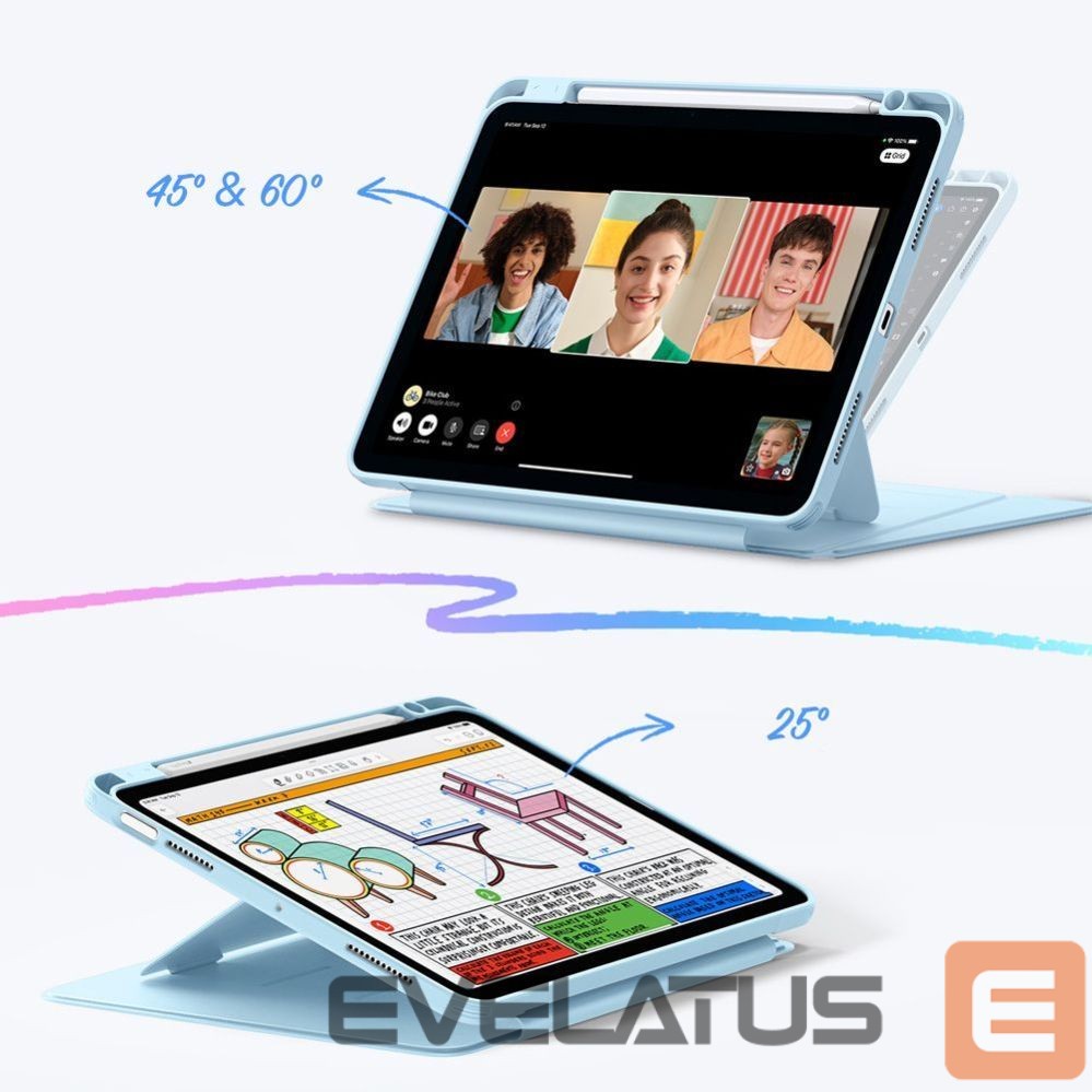 Другие товары ESR ESR Flip Hybrid Case for iPad 10.9" (2020/2022) / 11" (2024/2025/2026) - Blue