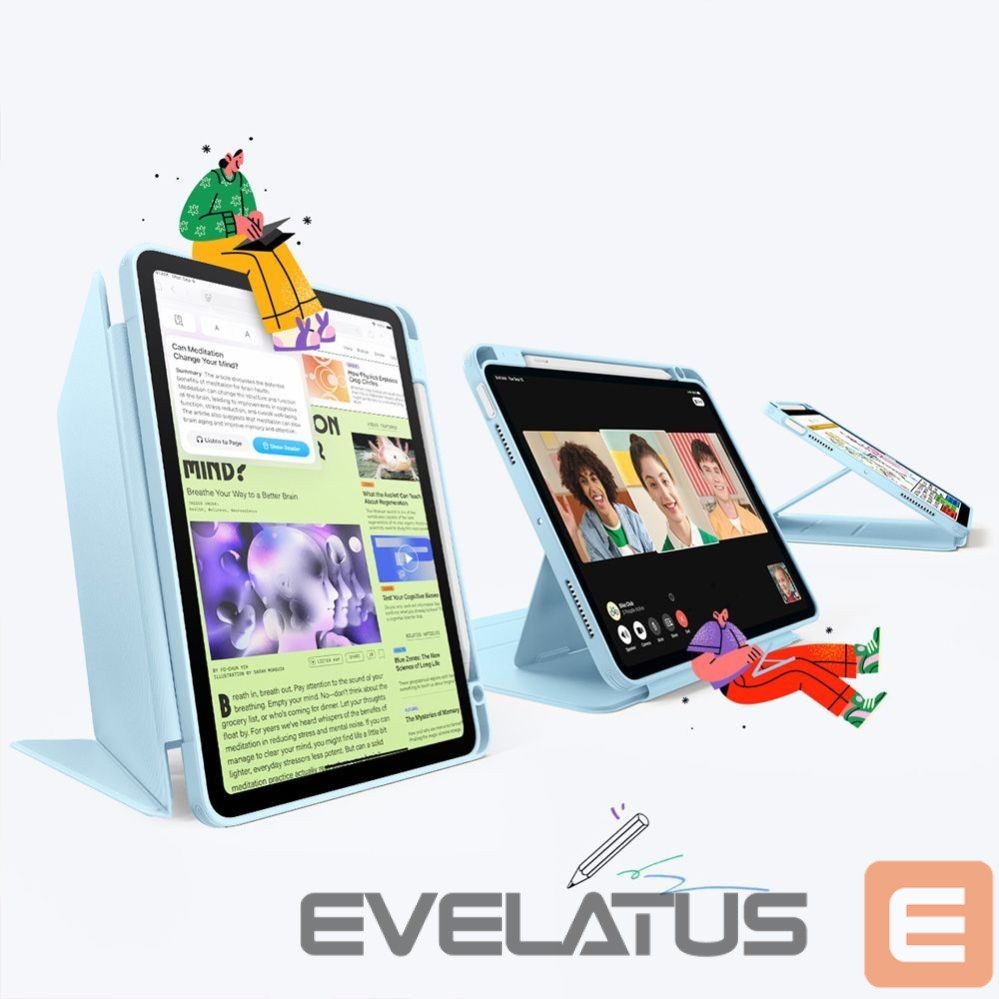 Другие товары ESR ESR Flip Hybrid Case for iPad 10.9" (2020/2022) / 11" (2024/2025/2026) - Blue