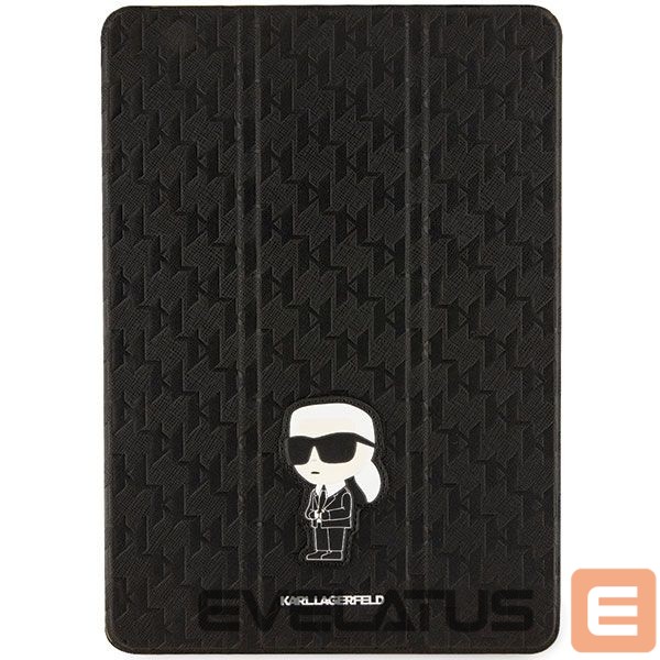 Другие товары Karl Lagerfeld Karl Lagerfeld Saffiano Monogram Ikonik Case for iPad 10.2" 2019 (7th gen.) Folio Magnet Allover Cover - Black