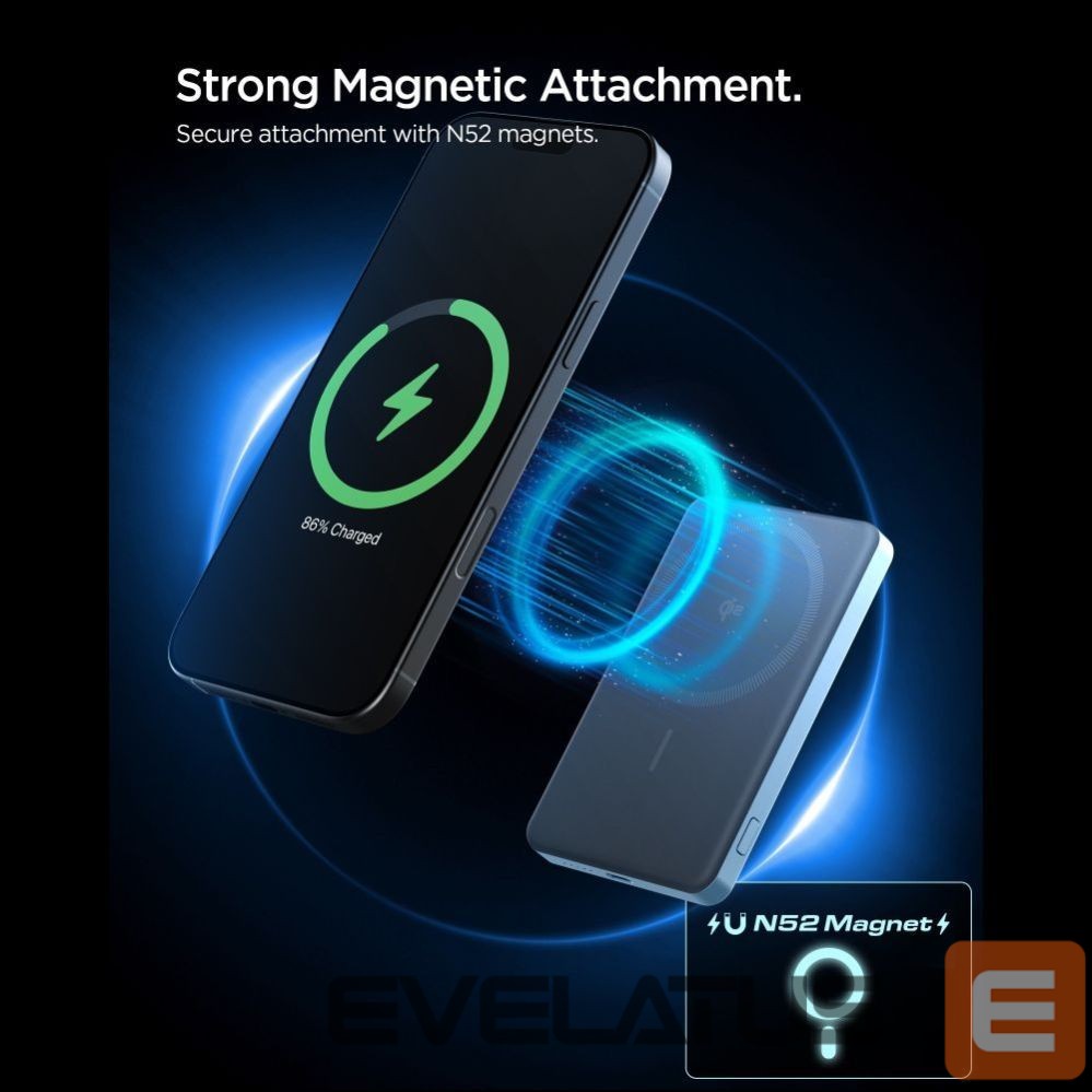 Другие товары Spigen Spigen EA2205MQ Essential MagSafe 5000MAH 22.5W QI2 Power Bank - Navy Blue
