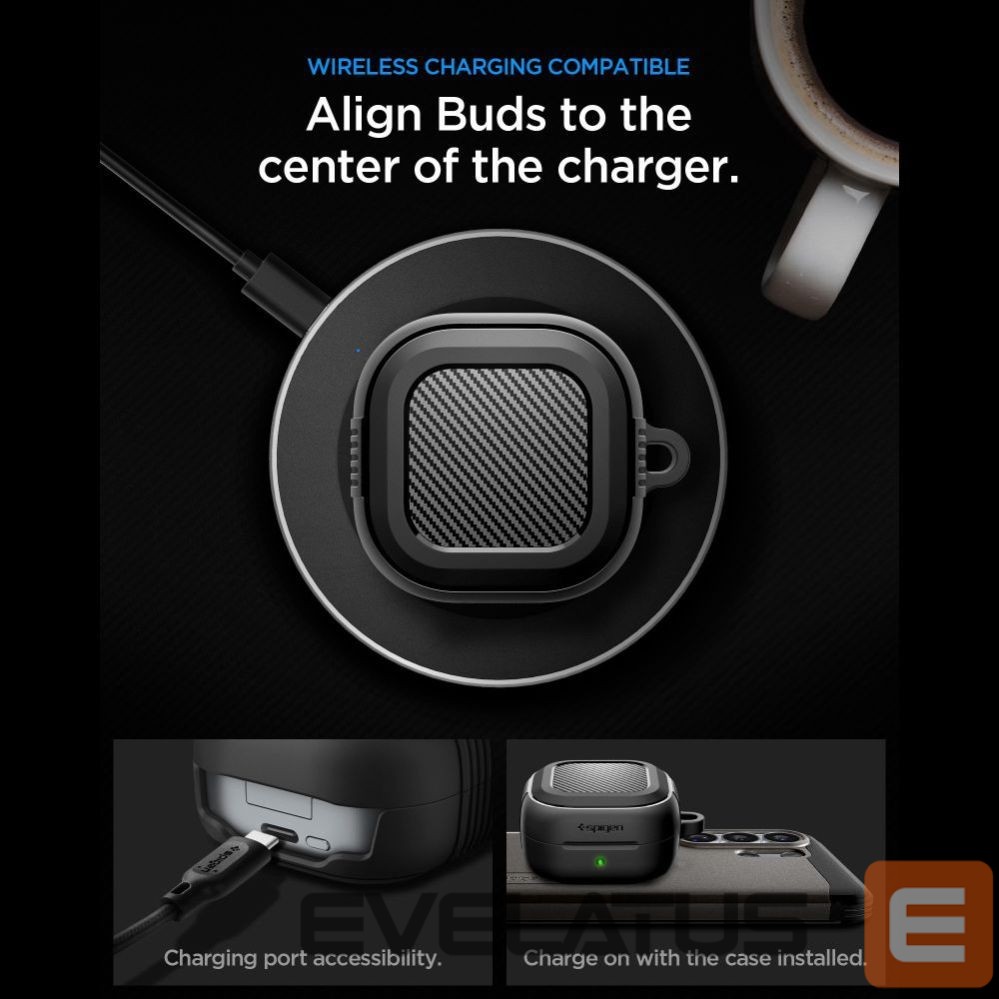 Другие товары Spigen Spigen Rugged Armor Case for Samsung Galaxy Buds 4 / 4 Pro - Matte Black