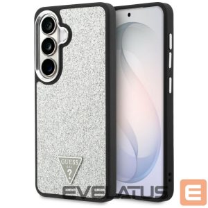Другие товары Guess  Guess Fixed Glitter Triangle MagSafe case for Samsung Galaxy S26+ - silver 