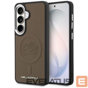 Другие товары Karl Lagerfeld  Karl Lagerfeld Embossed Ring Initials MagSafe Case for Samsung Galaxy S26 - Brown 