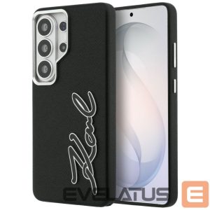 Другие товары Karl Lagerfeld  Karl Lagerfeld Grained Signature Metal Resin Logo Case for Samsung Galaxy S26 Ultra - Black 