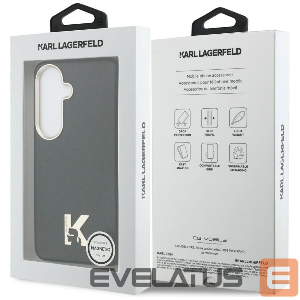 Другие товары Karl Lagerfeld Karl Lagerfeld K Metal Logo MagSafe Case for Samsung Galaxy S26 - Black